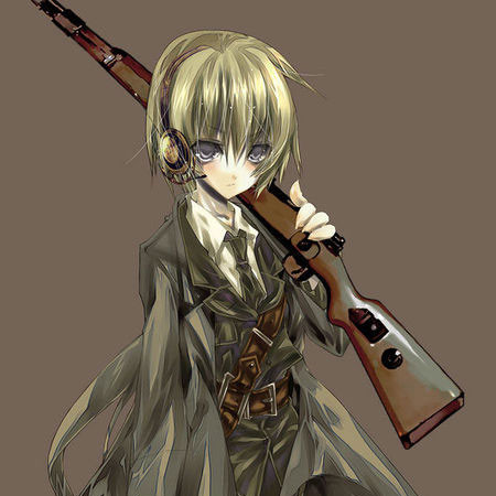 帅气好看的军武娘漫画头像合集 9张精选头像大全