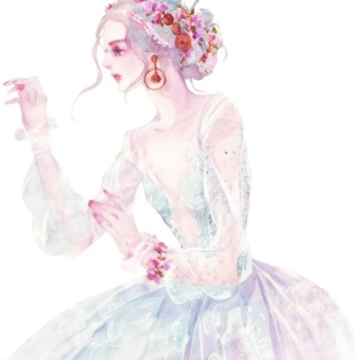 36张精致高贵手绘女生头像 高清优雅氛围感拉满