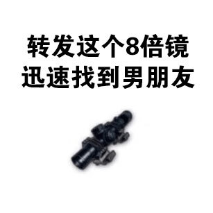 转这个八倍镜表情包，帮你快速找到对象