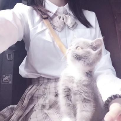 15张高清JK制服女生部位头像 高中生校服女头合集
