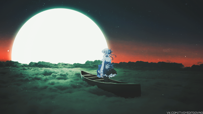 绝美动漫少女月夜壁纸合集