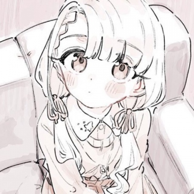 11张浅色系动漫女生头像 简约又可爱