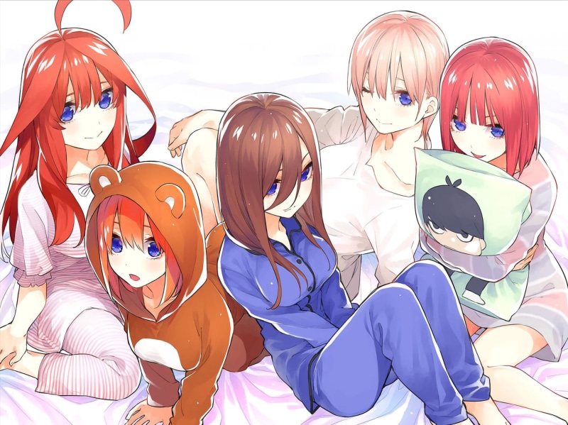五等分的新娘壁纸合集 中野家五姐妹高清壁纸