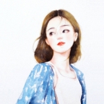 成熟女人味手绘微信头像来啦！6张高清有气质的女生卡通图