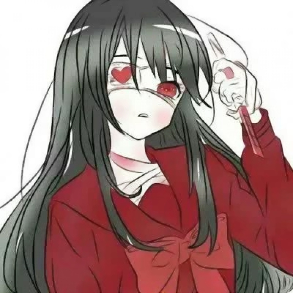 27张超高清红眼丧系病娇动漫女头 氛围感拉满