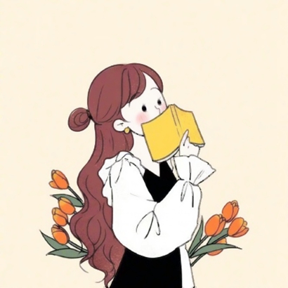 8张简约高清手绘女生头像合集