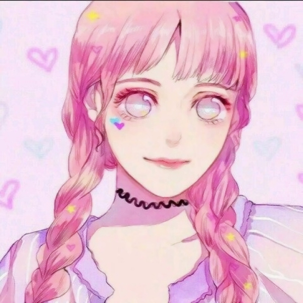 戳中少女心！9张粉色系动漫女生头像合集