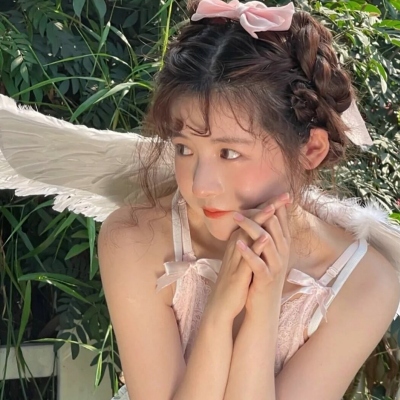12张超仙粉色系真人少女头像，戳中你的少女心