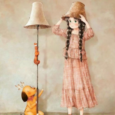 7张超治愈的漫画女生头像！唯美又有意境的可爱卡通头像合集