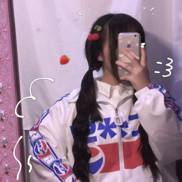 26张超可爱！带涂鸦的新潮女生头像合集