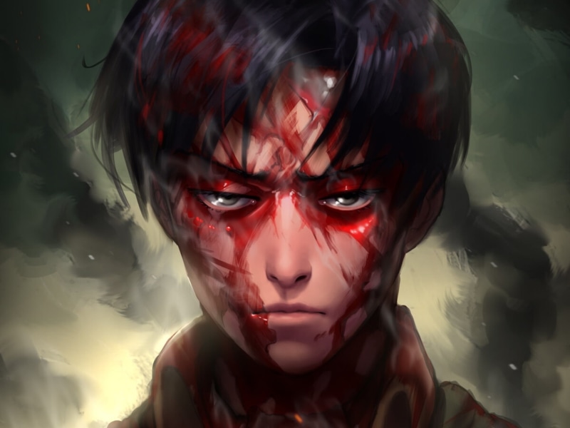 利威尔兵长1080P壁纸！进击的巨人粉速存