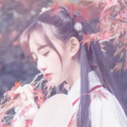 24张清冷伤感古风女头 氛围感拉满的淡雅QQ头像合集
