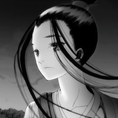 16张高清黑白丧系动漫女生头像 二次元颓废感拉满