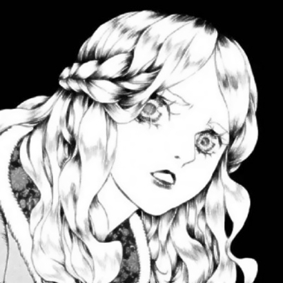 黑白动漫女生丧系头像合集 22张高清emo风格黑白动漫女头