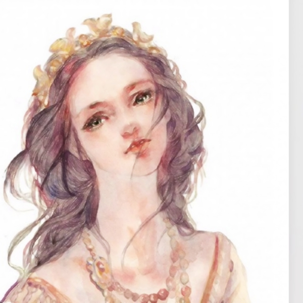 7张超清手绘彩绘女生头像 收藏级头像大图合集