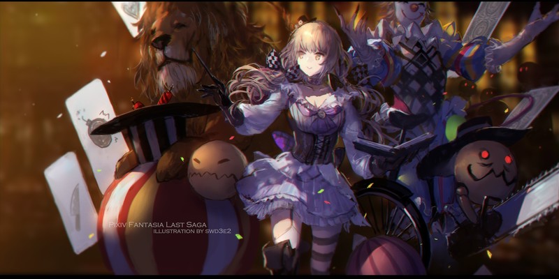 画师swd3e2笔下的幻想系动漫少女涂鸦合集