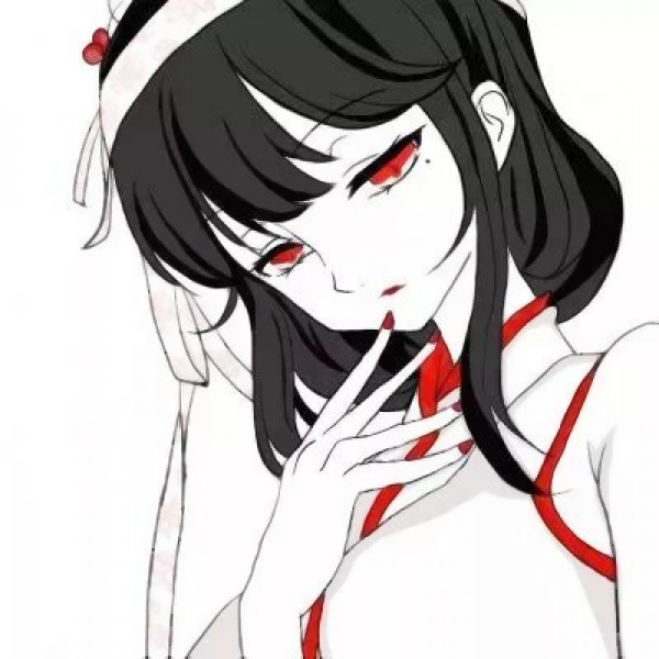 27张超高清红眼丧系病娇动漫女头 氛围感拉满