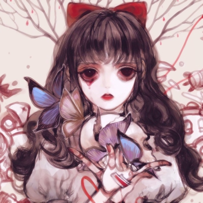 16张动漫女生恐怖病娇头像合集 女生头像专区更新