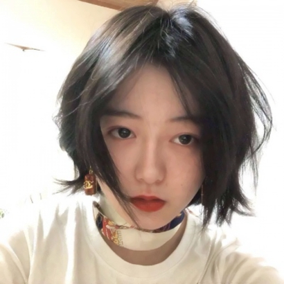 33张高清个性QQ女生短发头像合集