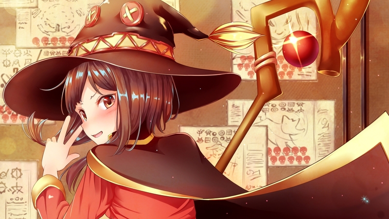 为美好的世界献上祝福！二次元少女壁纸合集