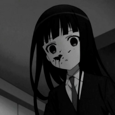 超带感！11张高清暗黑丧系动漫女生头像