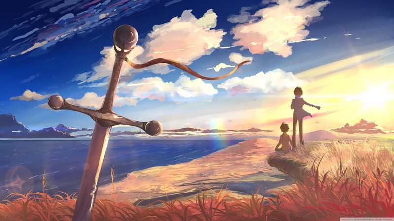 多款动漫少年剑绘主题高清壁纸