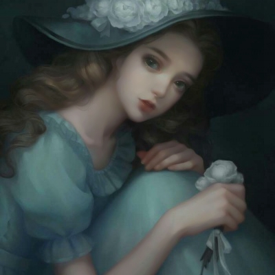 暗黑哥特风动漫女生头像来啦！24张高清唯美暗黑系图包