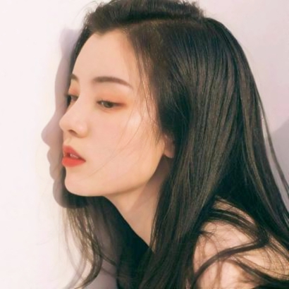 13张高清女生侧脸头像合集
