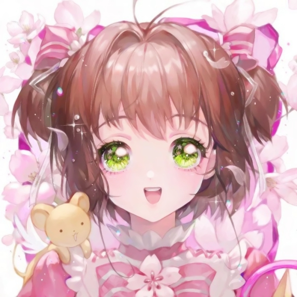 仙气满满的魔卡少女樱闺蜜头像 9张动漫头像合集