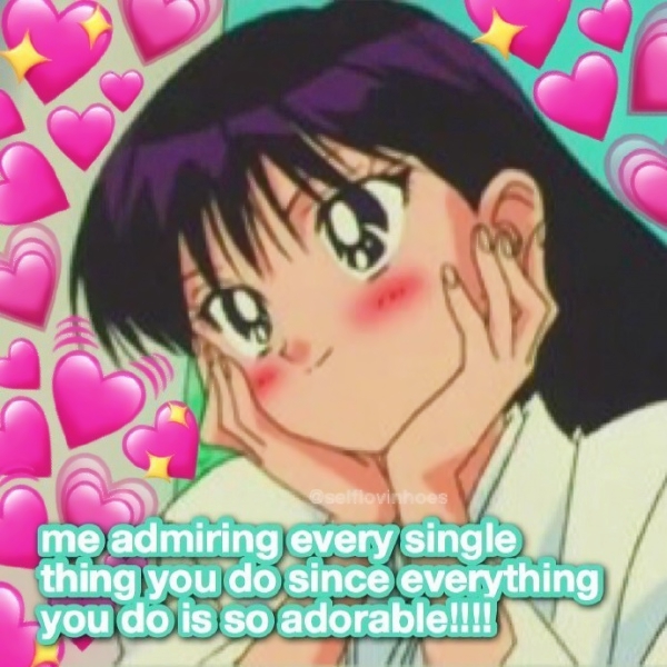 8张带爱心的超清卡通动漫女生头像来啦