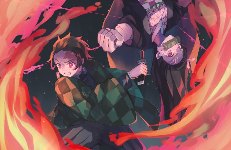 《鬼灭之刃》5K高清壁纸合集