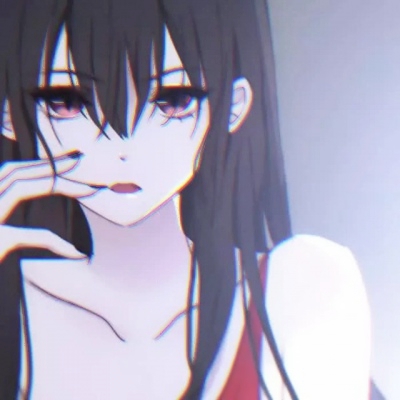 12张ins风消极丧系动漫女生头像 高清无水印合集