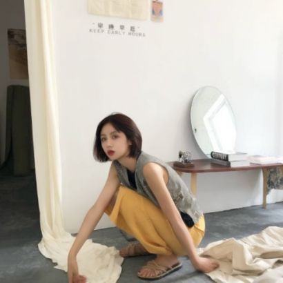 33张高清个性QQ女生短发头像合集