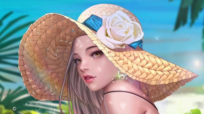 夏日海滩幻想风蓝调高清壁纸合集