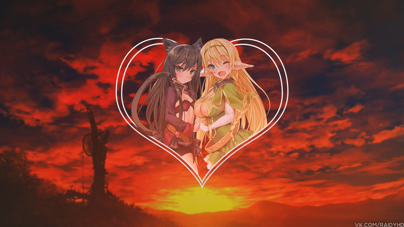 这组壁纸太绝了！画中画二次元少女壁纸合集