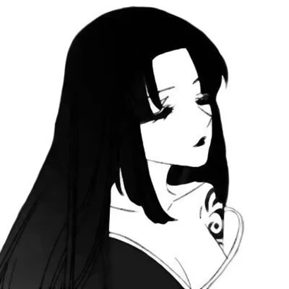 21张高清黑白丧系动漫女头像 自带伤感氛围感