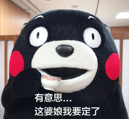 用熊本熊撩妹撩汉？这套表情包太会了