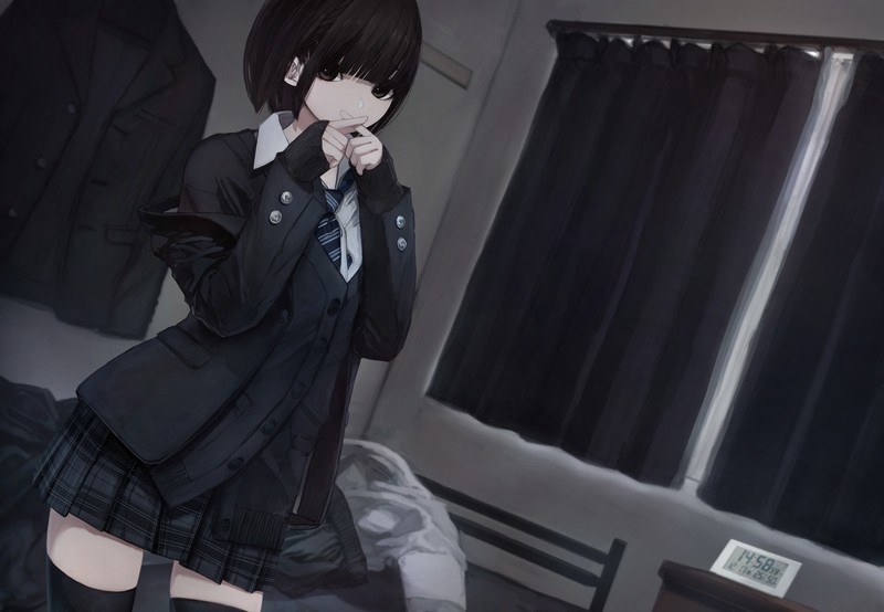 桥本海河原创动漫少女高清壁纸