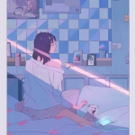 女生头像简单干净漫画 9张超清好看的卡通女生头像合集