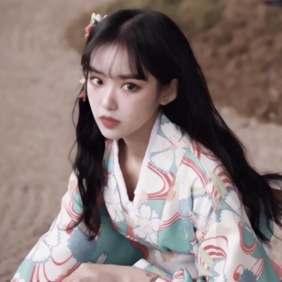 9张高清真人古风汉服女生头像合集