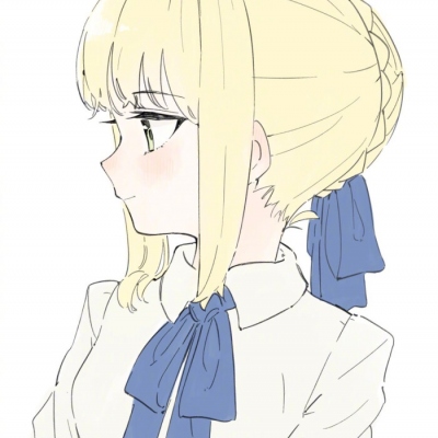 超火的黄头发女生卡通头像，一共7张高清图