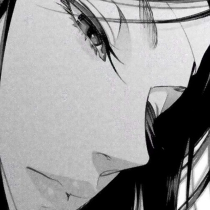 21张高清黑白丧系动漫女头像 自带伤感氛围感