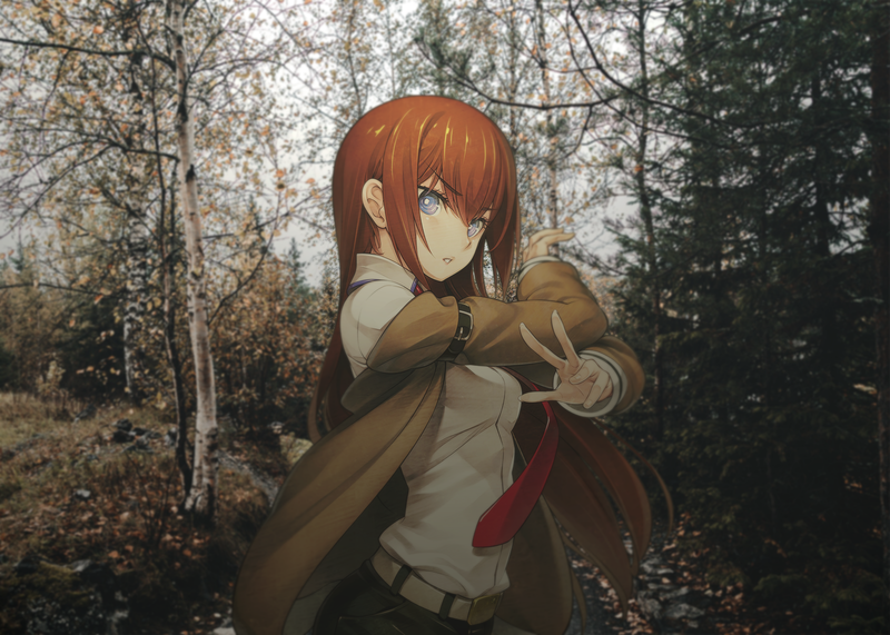 牧濑红莉栖壁纸合集！红发蓝眼的二次元美少女谁不爱