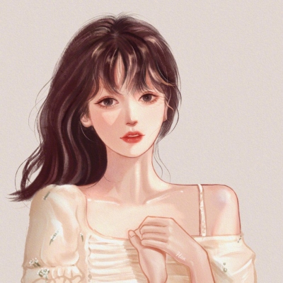 9张ins风高级质感手绘高冷气质女生头像