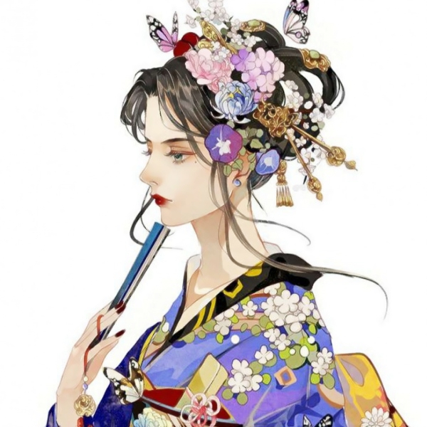 18张女生专属唯美风动漫头像合集