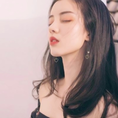 13张高清女生侧脸头像合集