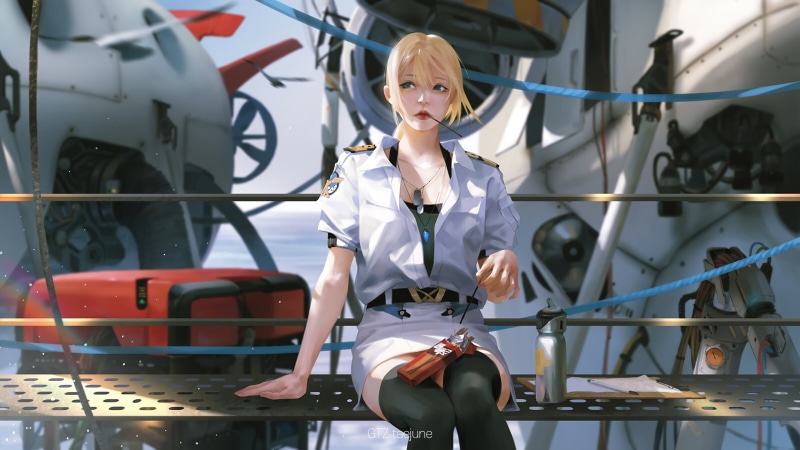 机械少女插画壁纸合集