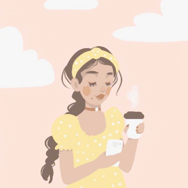 9张时髦又有个性的时尚女孩卡通头像 高清款合集