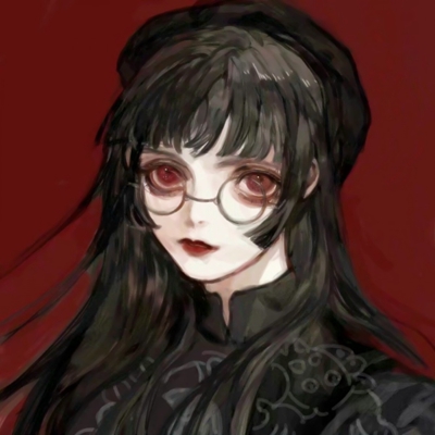 超带感！11张高清暗黑丧系动漫女生头像