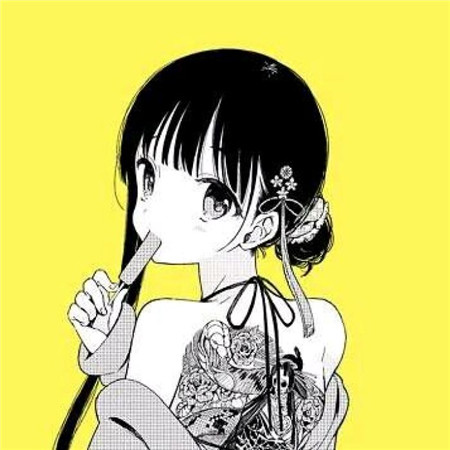 霸气又飒的动漫纹身女生头像 8张高清图合集